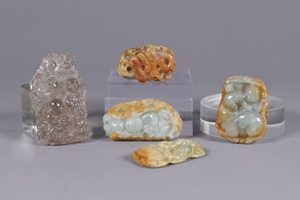 Lots Chinese fine carvings