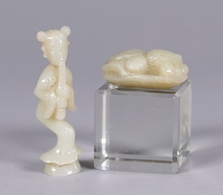 Lots Chinese jade carvings