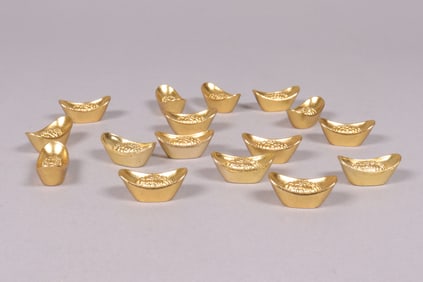 Lots Chinese ingots ungraded