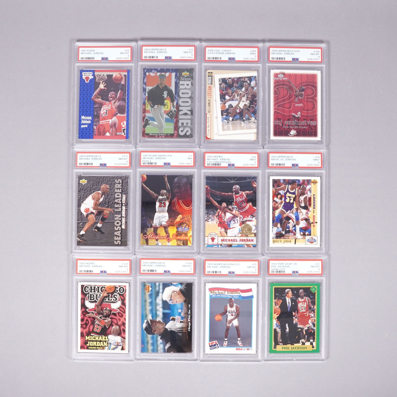Lots Michael Jordan cards PSA (1 of 5)
