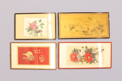 Lots framed Chinese art