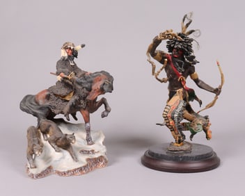 Lots vintage Native American figures