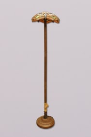 Antique lampshade with stand