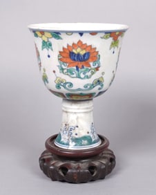 Chinese fine stem cup