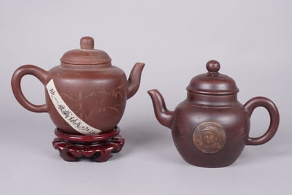 Lots Chinese clay teapots