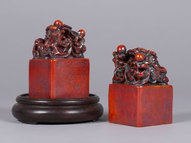 Lots Chinese carved seals