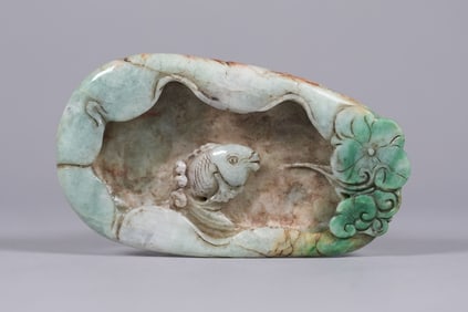 Chinese fine jadeite washer