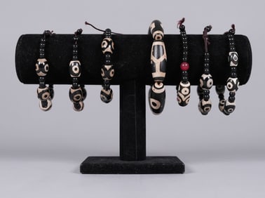 Lots Tibetan dzi bead bracelets