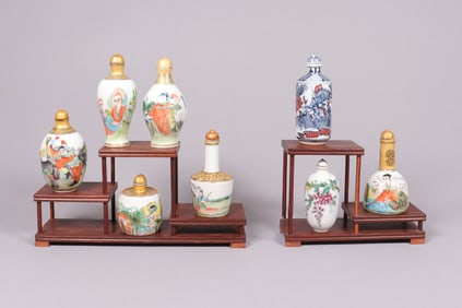 Lots Chinese snuff bottles