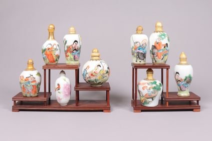 Lots Chinese snuff bottles