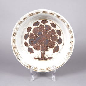 Chinese fine copper red basin