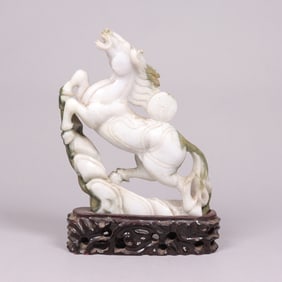 Chinese jadeite fine horse
