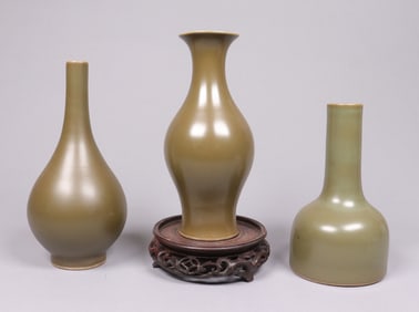 Lots Chinese green vase