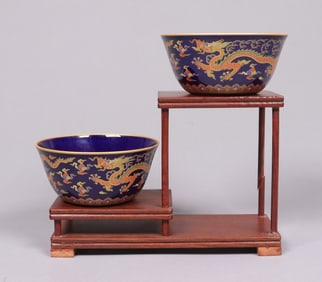 2 Chinese fine fancy bowls