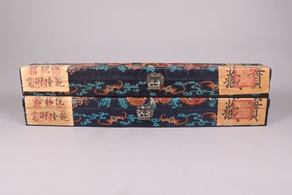 Lots Chinese fine scrolls in box