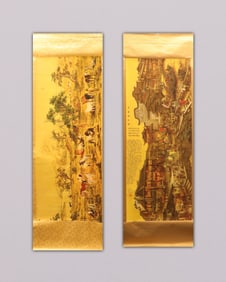 Lots Chinese long scrolls