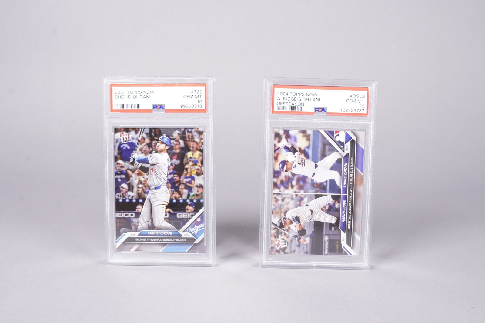 Lots Shohei Ohtani cards PSA 10 (1 of 5)