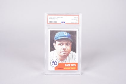 2018 Topps Babe Ruth PSA 10