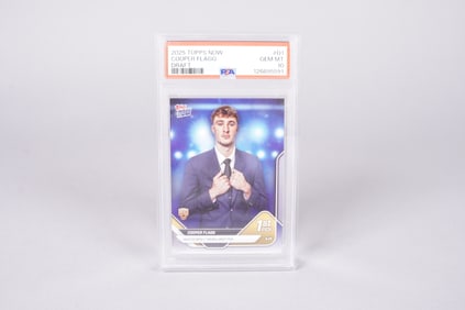 2025 Topps Cooper Flagg rookie card PSA 10