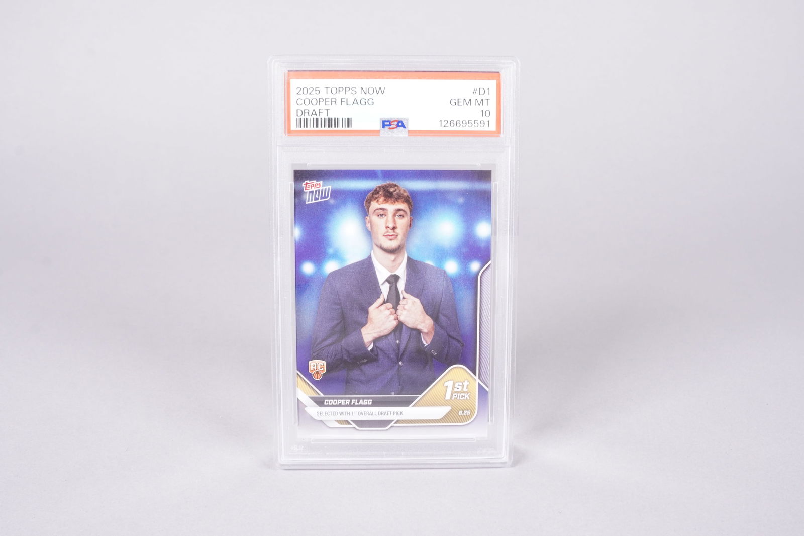 2025 Topps Cooper Flagg rookie card PSA 10 (1 of 4)
