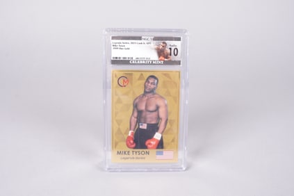 Mike Tyson graded 10 card