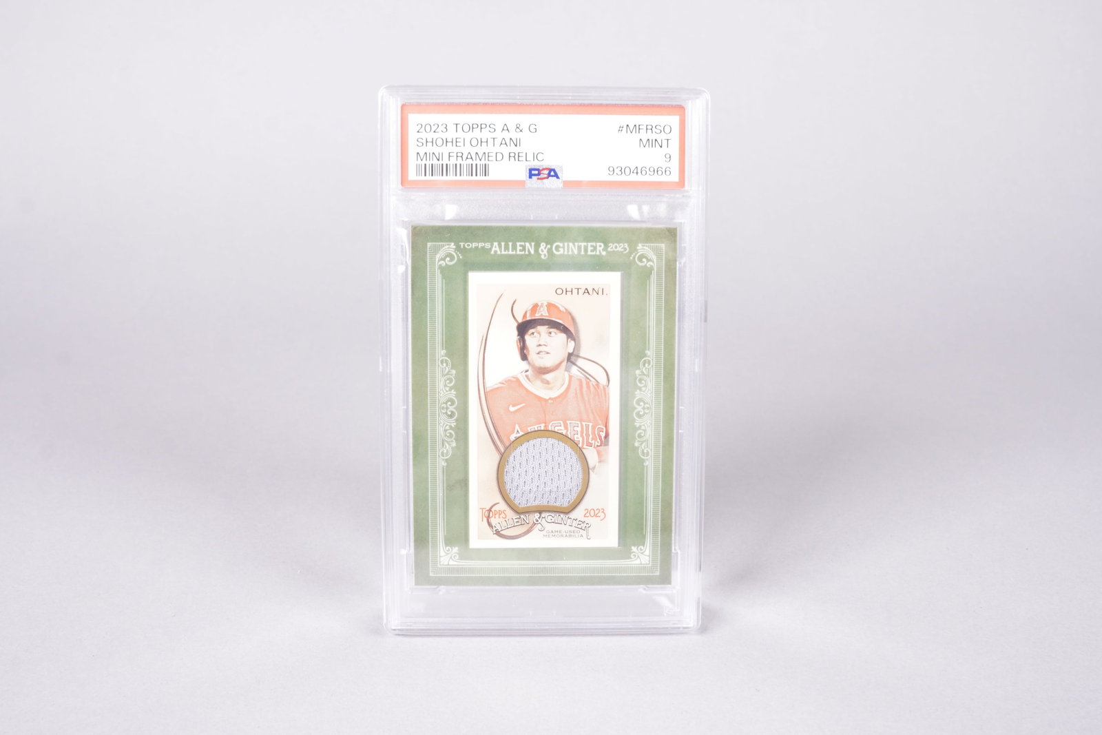 Shohei Ohtani jersey card PSA 9 (1 of 4)