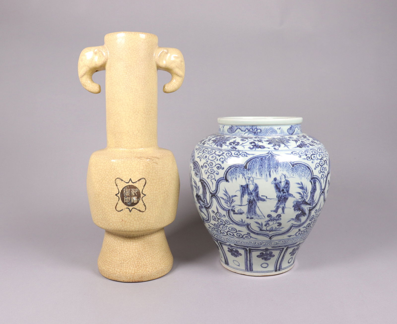 Lots Chinese fine vase (1 of 8)