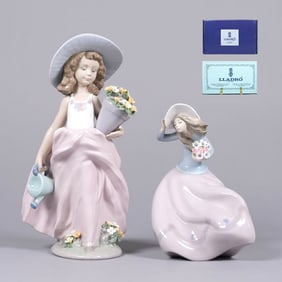 Lots Lladro woman figurines