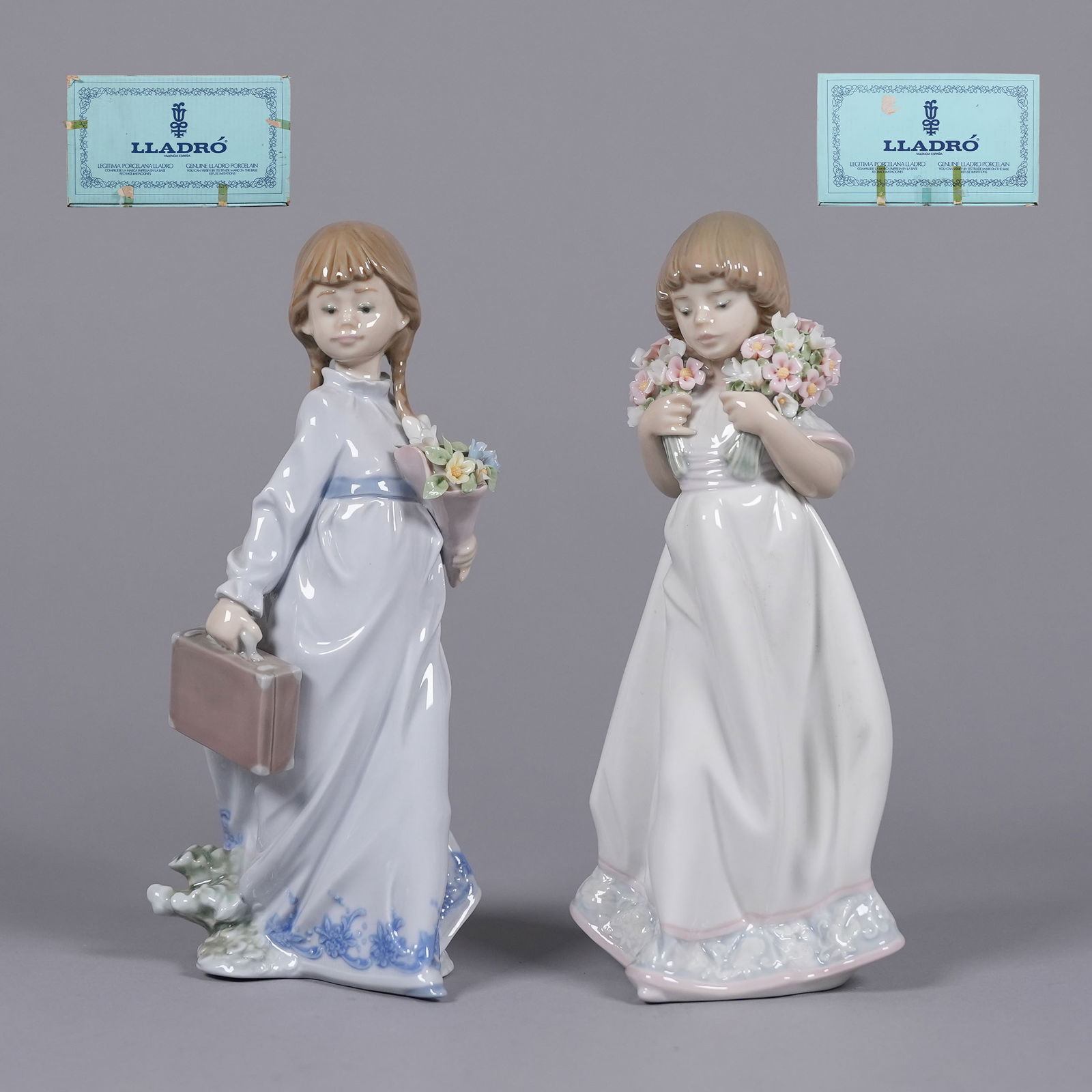 Lots Lladro flower girls figurine (1 of 9)