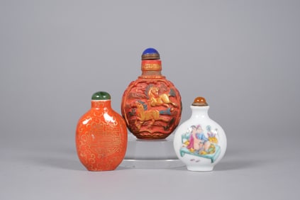 Lots Chinese snuff bottles