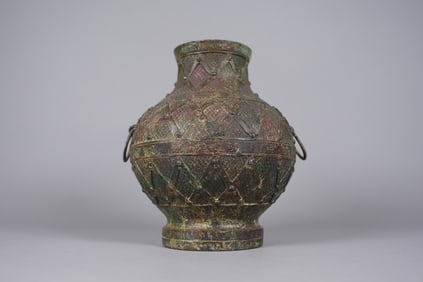 Chinese important bronze vessel