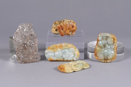 Lots Chinese fine carvings