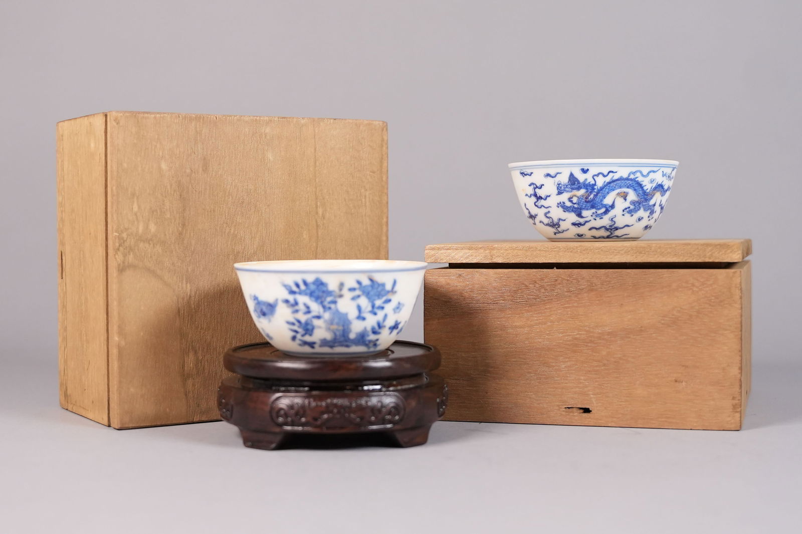 Lots Chinese fine cups with box (1 of 8)
