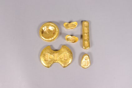 Lots Chinese ingots ungraded