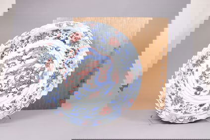 Chinese fine dragon charger with box