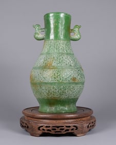 Chinese fine carved vessel