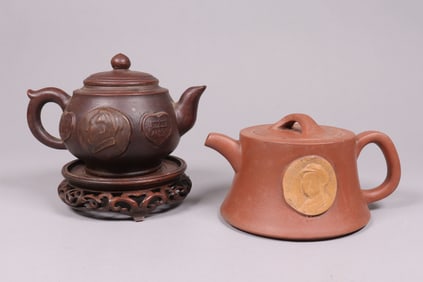Lots Chinese clay teapots