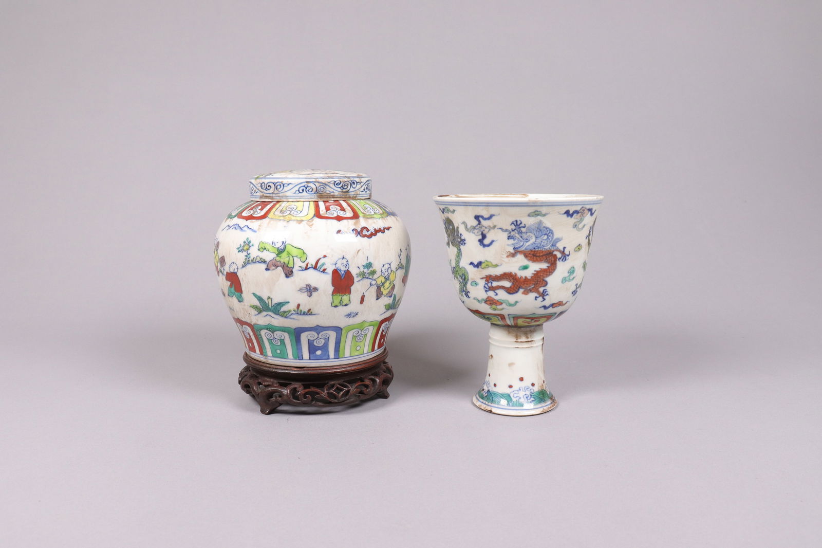 Lots Chinese fancy porcelains (1 of 7)