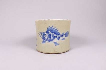 Chinese antique brush pot