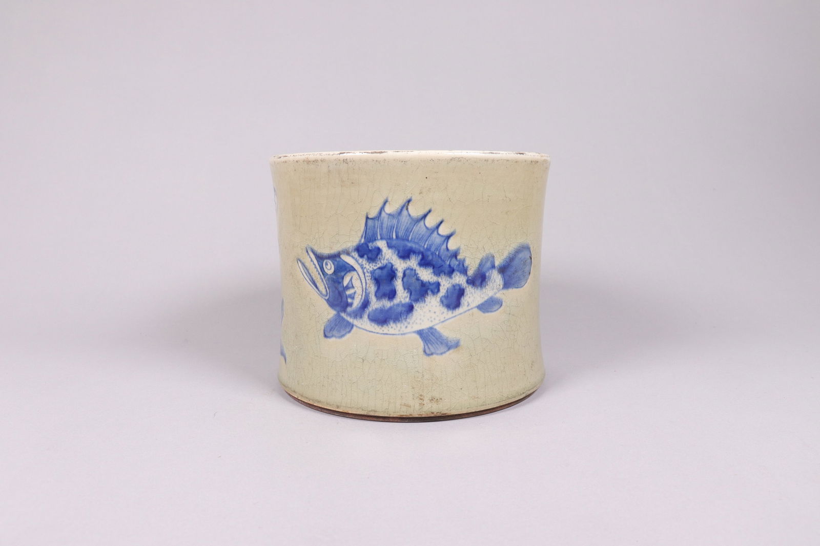 Chinese antique brush pot (1 of 6)