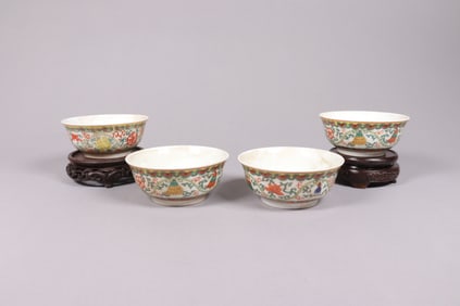 Lots Chinese fancy bowls