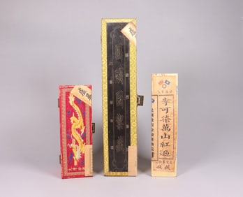 Lots Chinese scrolls in box