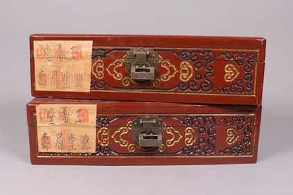 Lots Chinese scrolls in box