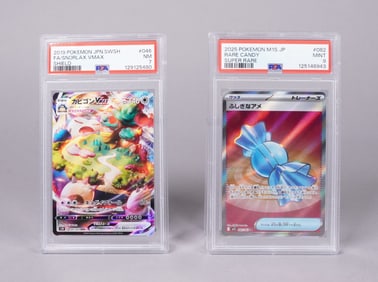 Lots Pokemon cards PSA graded