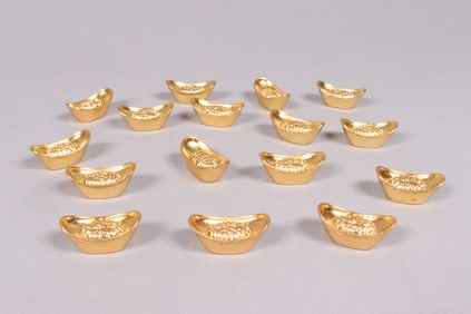 Lots Chinese ingots ungraded