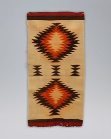 A vintage Native American rug
