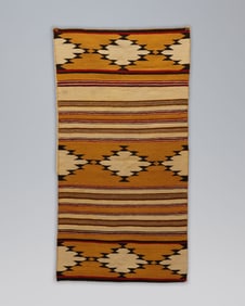 A large Native American rug
