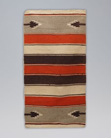 A large Native American rug