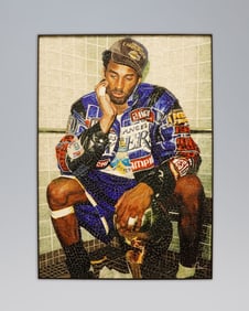 Kobe Bryant rare mosaic tile art