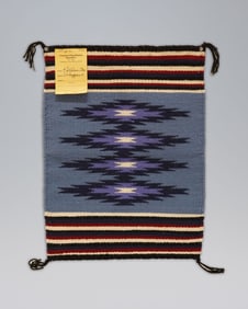 A large Native American rug